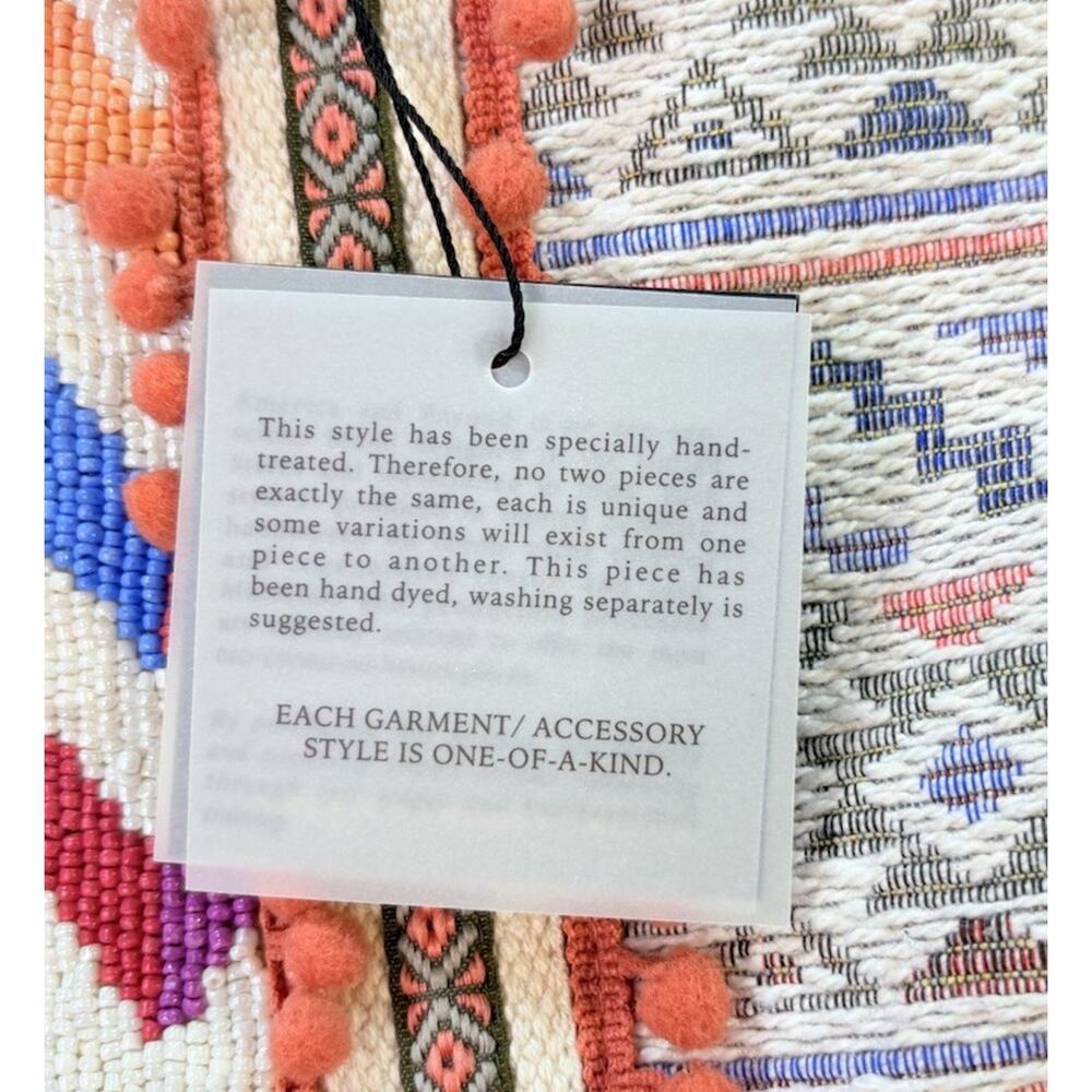AMERICA & BEYOND Beyond/Embellished Tote Bag 3 Piece Set Boho Made In India - Picture 9 of 16